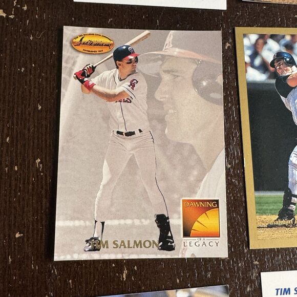 Tim Salmon 12 Card Lot With 1999 Topps Gold Label Baseball & Ted Williams Legacy - Picture 9 of 13